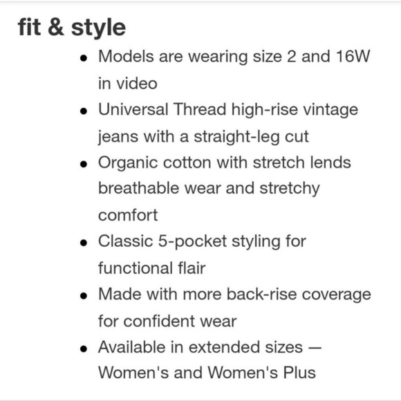 Women's 90's High-Rise Vintage Straight Jeans Universal Thread Light Blue Size 2 - Picture 5 of 13